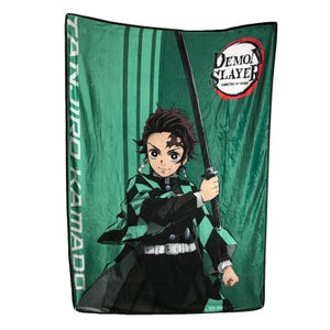 Demon Slayer Tanjiro Silk Touch Fleece Throw